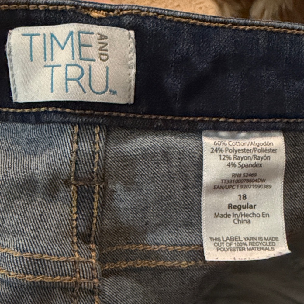 Time and Tru Men's Classic Denim Jeans